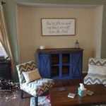 Custom Farm Style barn door Console Cabinet