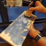 Mixing the paint