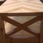 Farm House style reverse Arrow Coffee Table