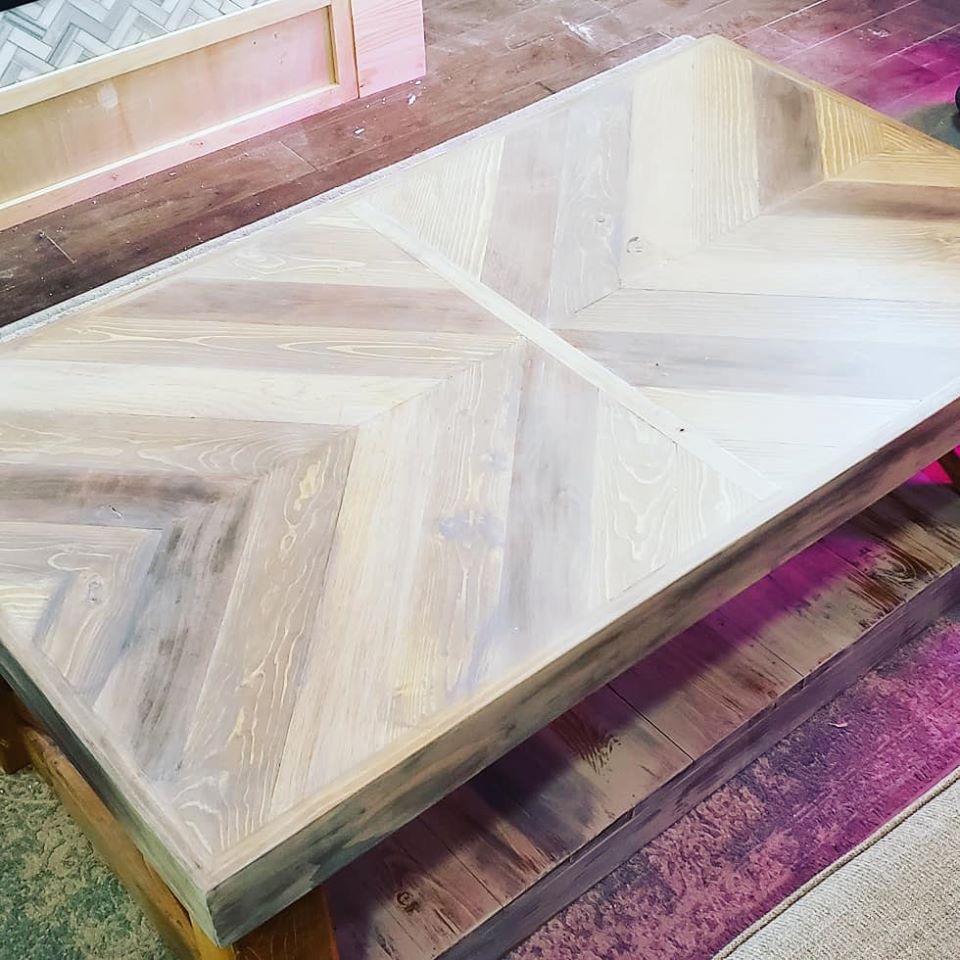 Farmhouse style coffee table