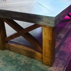 Farm House style reverse Arrow Coffee Table