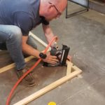Nailing in 45 Supports