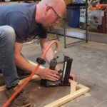 Nailing in 45 Supports