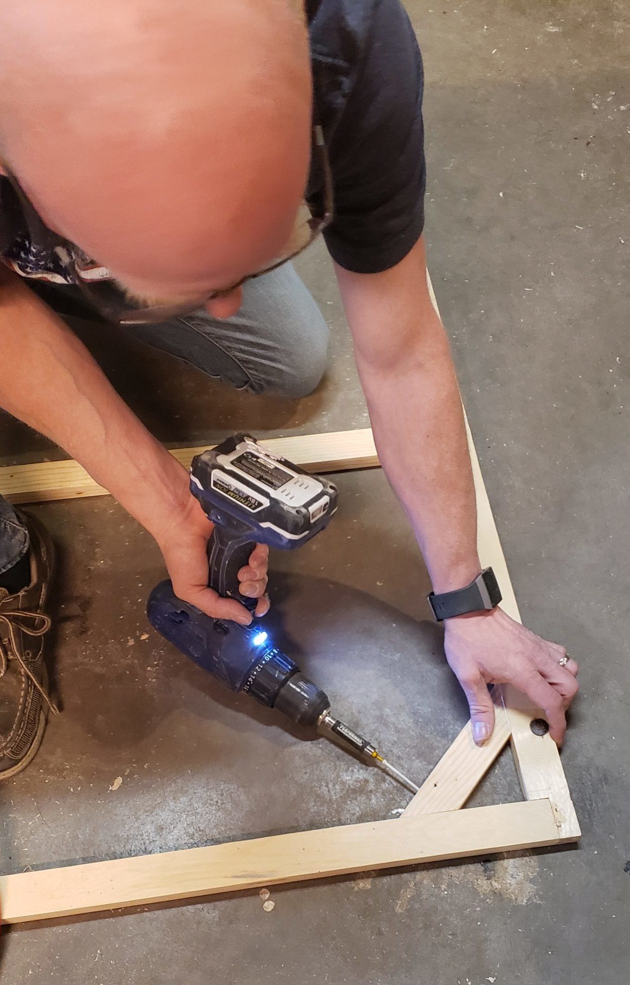 Adding Screws to 45 supports