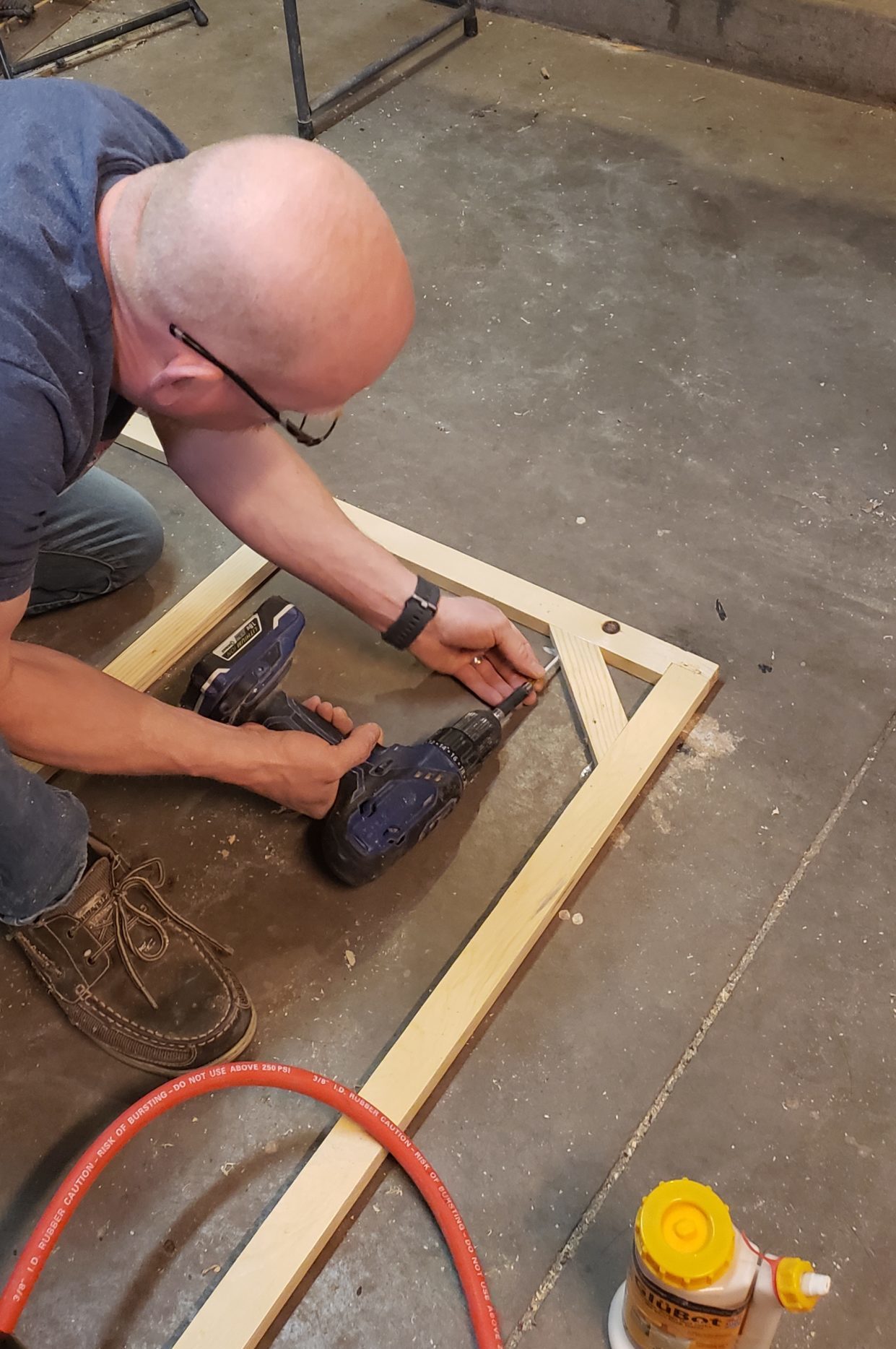 Adding Screws to 45 supports
