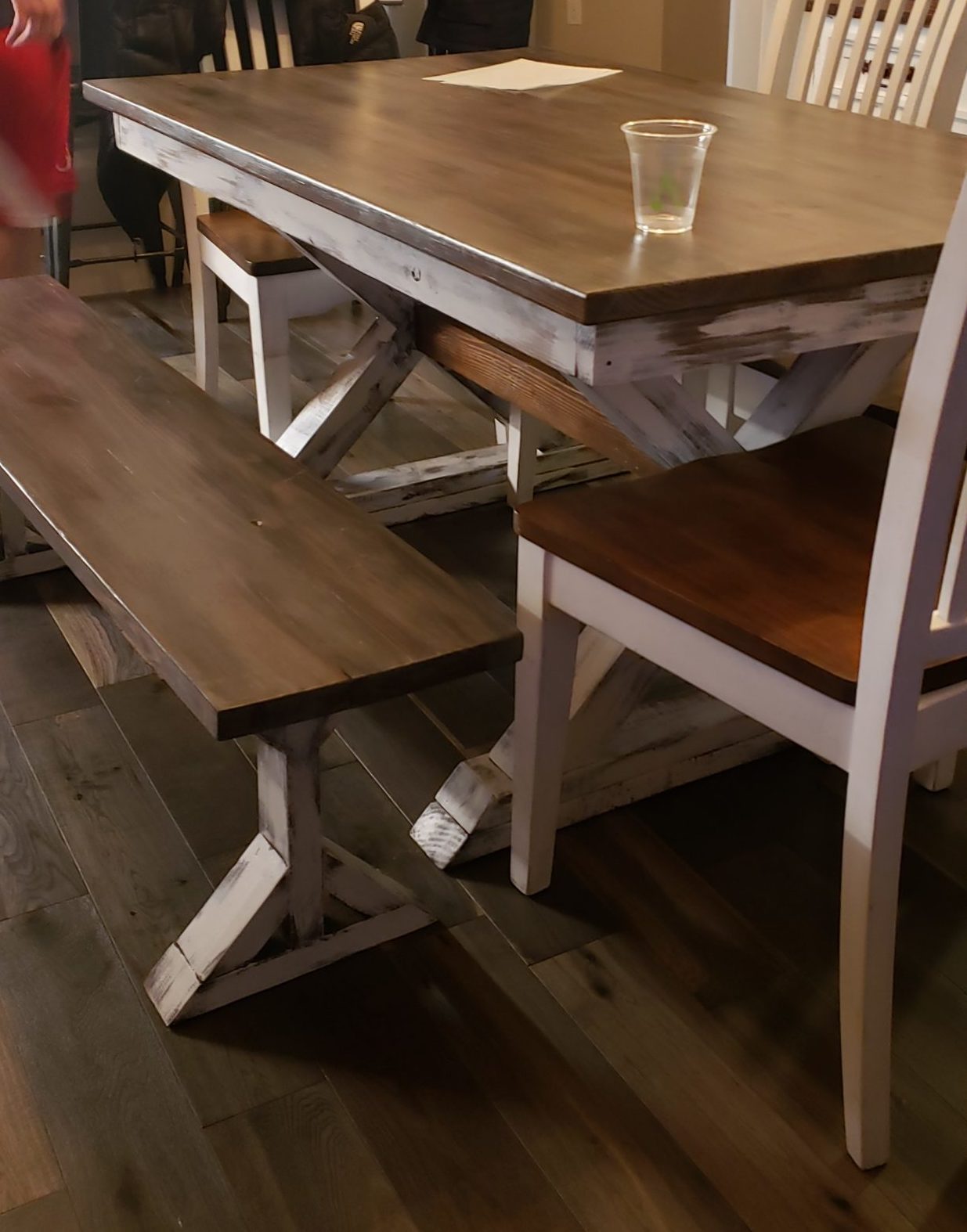 5 Ft. Farmhouse Table and Bench