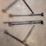Black Pipe for desk frame