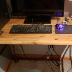 Black Pipe Framed Desk