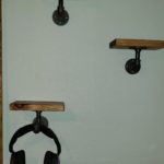 Black Pipe and Pine Shelves