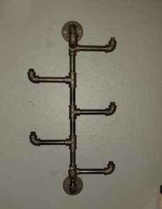 Black Pipe Coat hanger