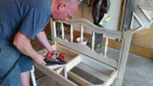 Building the bench frame