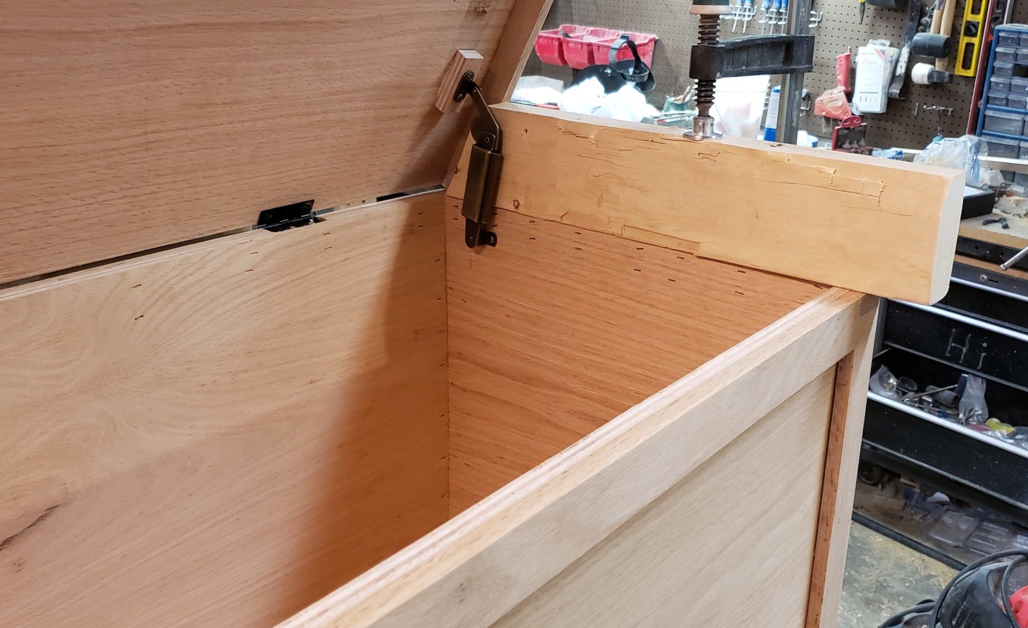 Adjusting the hinges