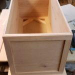 Getting ready to put in the bottom