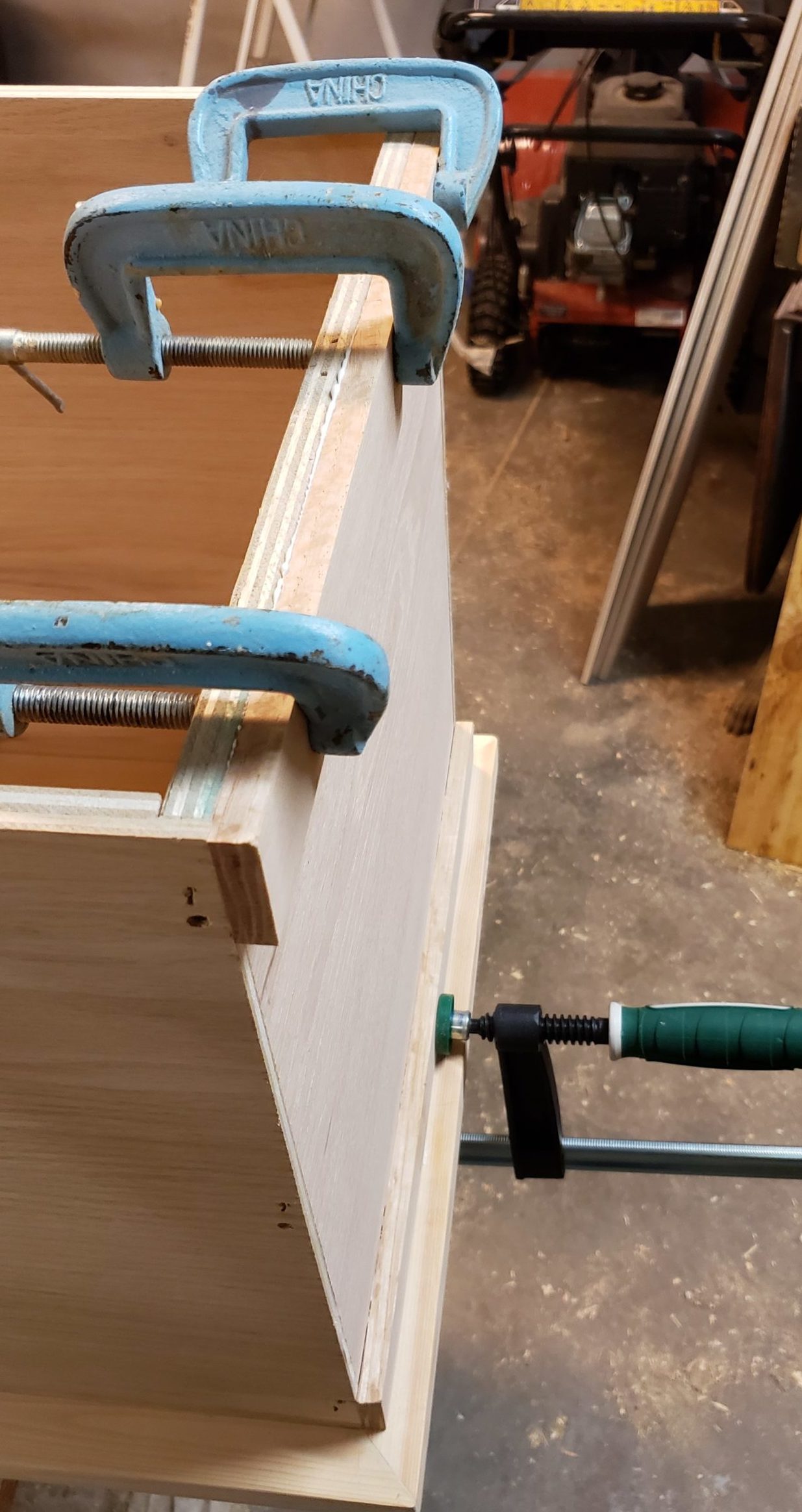 Clamping and Gluing